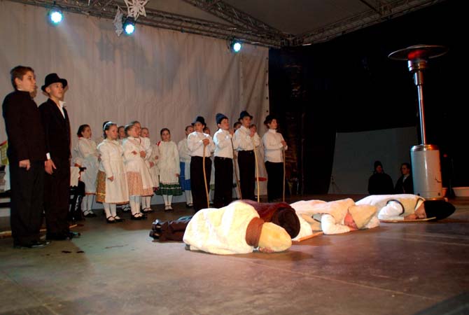 Betlehemesek Kiskunhalason 2015. december 18. képek